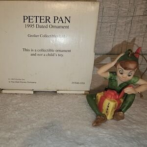 Vintage Grolier 1995 Disney's Peter Pan Christmas Ornament